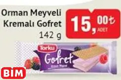 TORKU ORMAN MEYVELİ KREMALI GOFRET TORKU ORMAN MEYVELİ KREMALI GOFRET